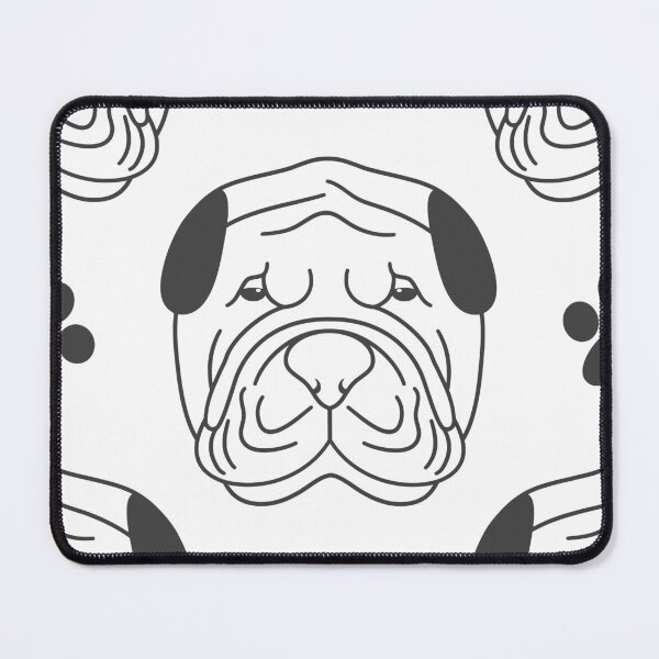 Item preview, Shar Pei Dog Head designed and sold by Lulupainting.