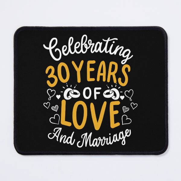 Item preview, 30th Wedding Anniversary - 30 Years Of Love And Marriage designed and sold by haselshirt.