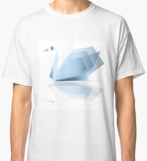 Swan origami vector Classic T-Shirt