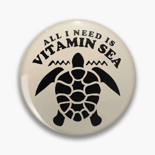 Item preview, Turtle Silhouette | All I Need Is Vitamin Sea designed and sold by TMBTM.