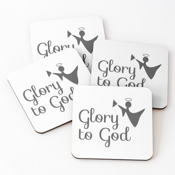 Item preview, Christian Christmas Design - Glory to God - with Angel designed and sold by simplydesignart.