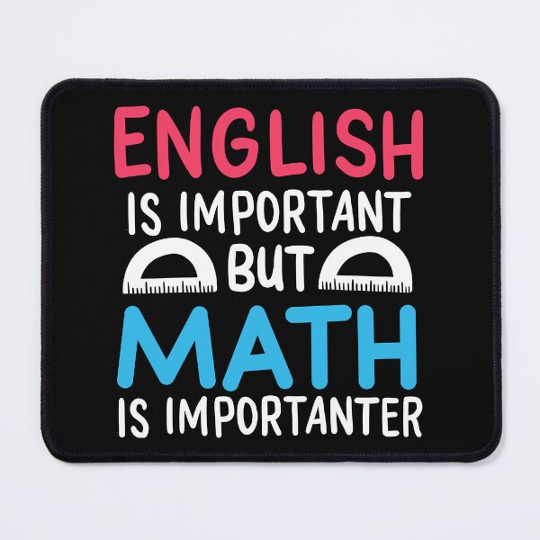Item preview, Funny English Is Important Math Is Importanter designed and sold by haselshirt.