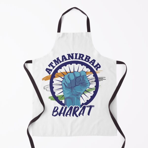 Item preview, Atmanirbhar Bharat India Flag Slogan Quote designed and sold by alltheprints.