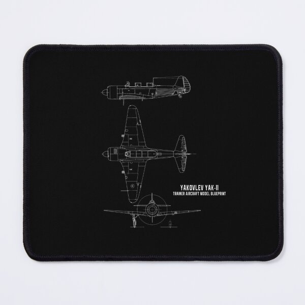 Item preview, Yakovlev Yak-11 Trainer Aircraft Blueprint designed and sold by PodiShawna.