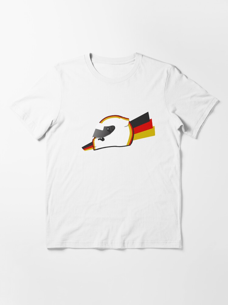 Alternate view of Current German racing driver Helmet design Essential T-Shirt