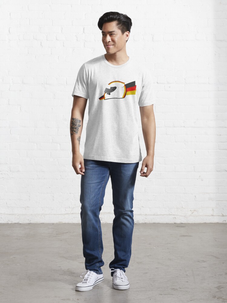 Alternate view of Current German racing driver Helmet design Essential T-Shirt