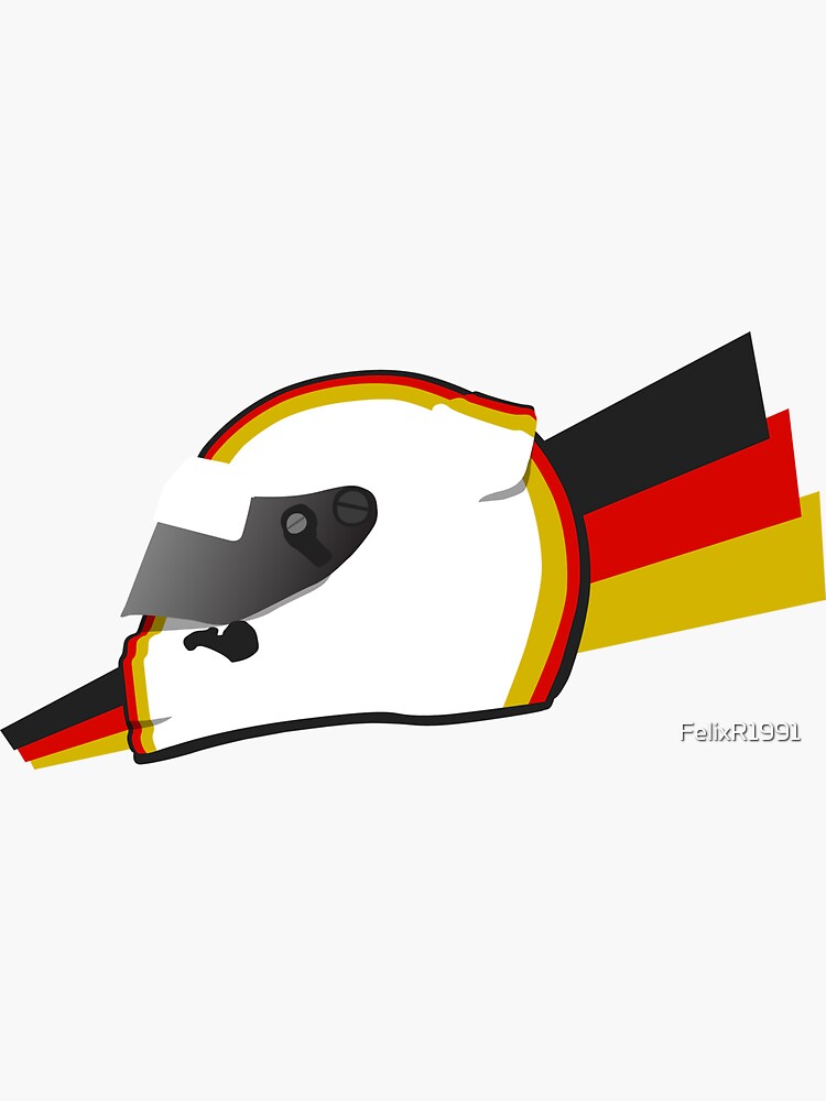 Current German racing driver Helmet design by FelixR1991