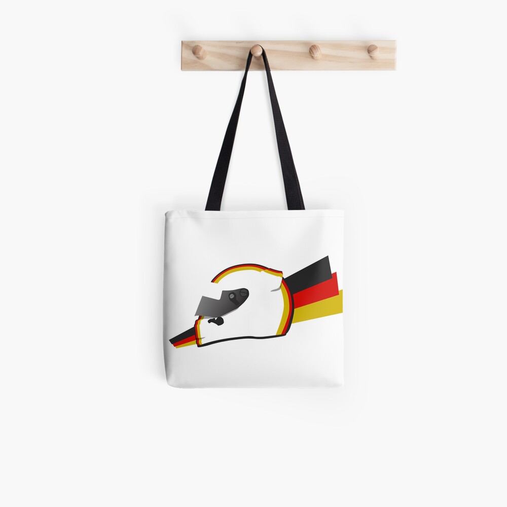 Current German racing driver Helmet design Tote Bag