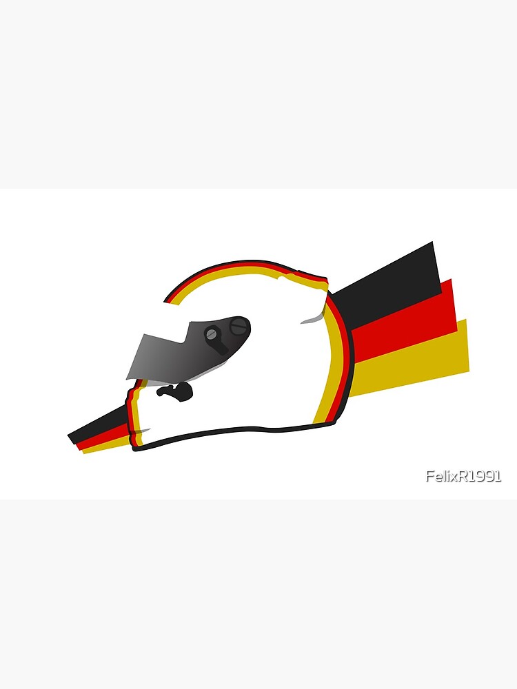 Current German racing driver Helmet design by FelixR1991