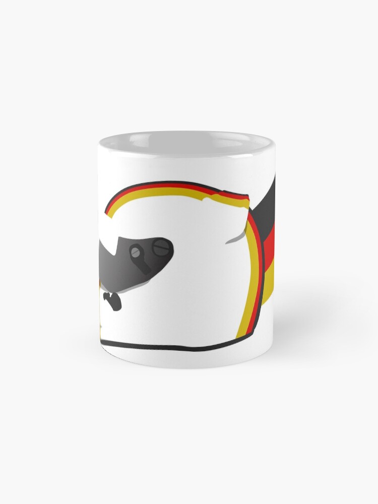 Alternate view of Current German racing driver Helmet design Mug