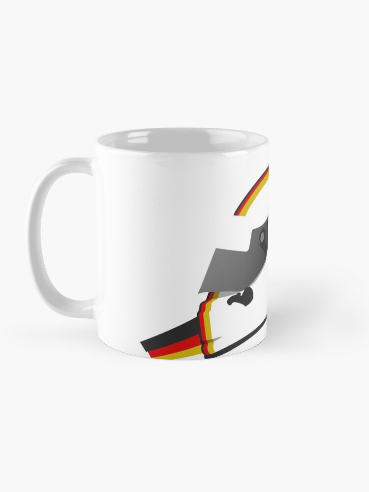 Alternate view of Current German racing driver Helmet design Mug