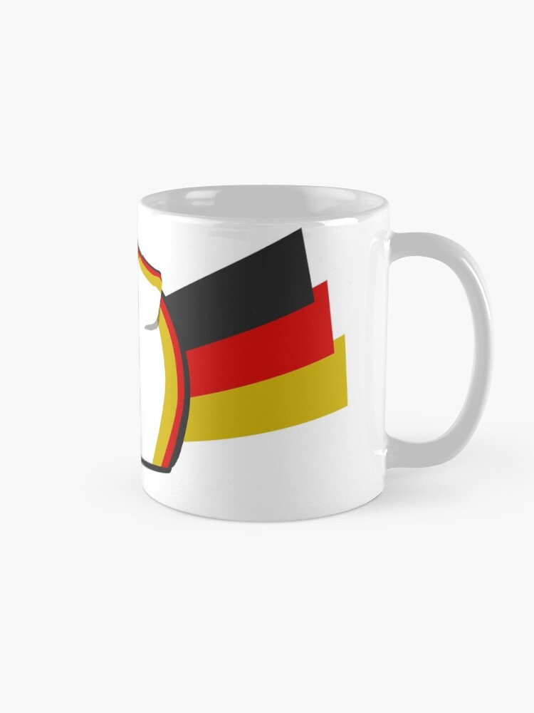 Alternate view of Current German racing driver Helmet design Mug