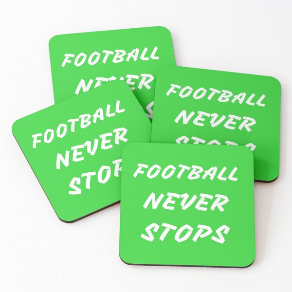 Item preview,  FOOTBALL NEVER STOPS designed and sold by Andy1503.
