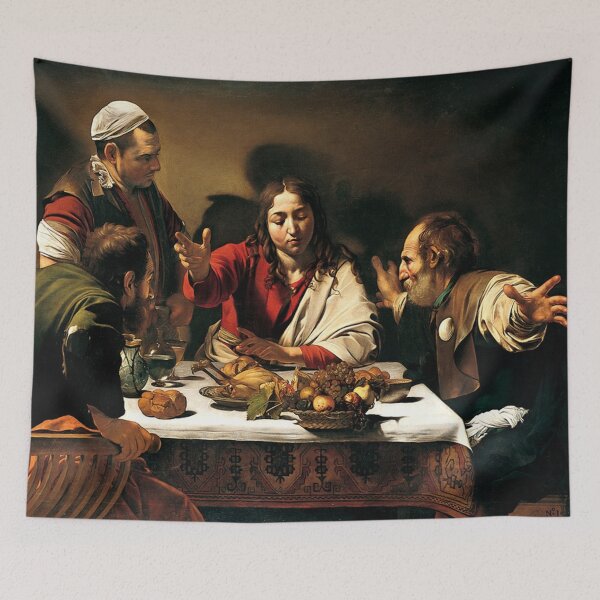 Item preview, Caravaggio's Cena in Emmaus designed and sold by Vintage Designs +.