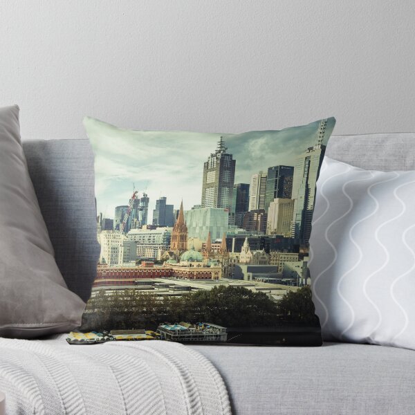 Item preview, Melbourne skyline colour designed and sold by AndrewWilson.