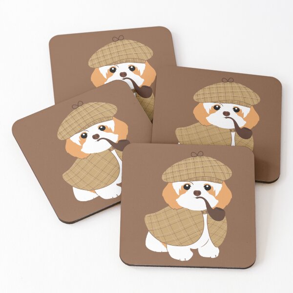 Item preview, Sherlock Holmes Shih Tzu Dog designed and sold by Lulupainting.