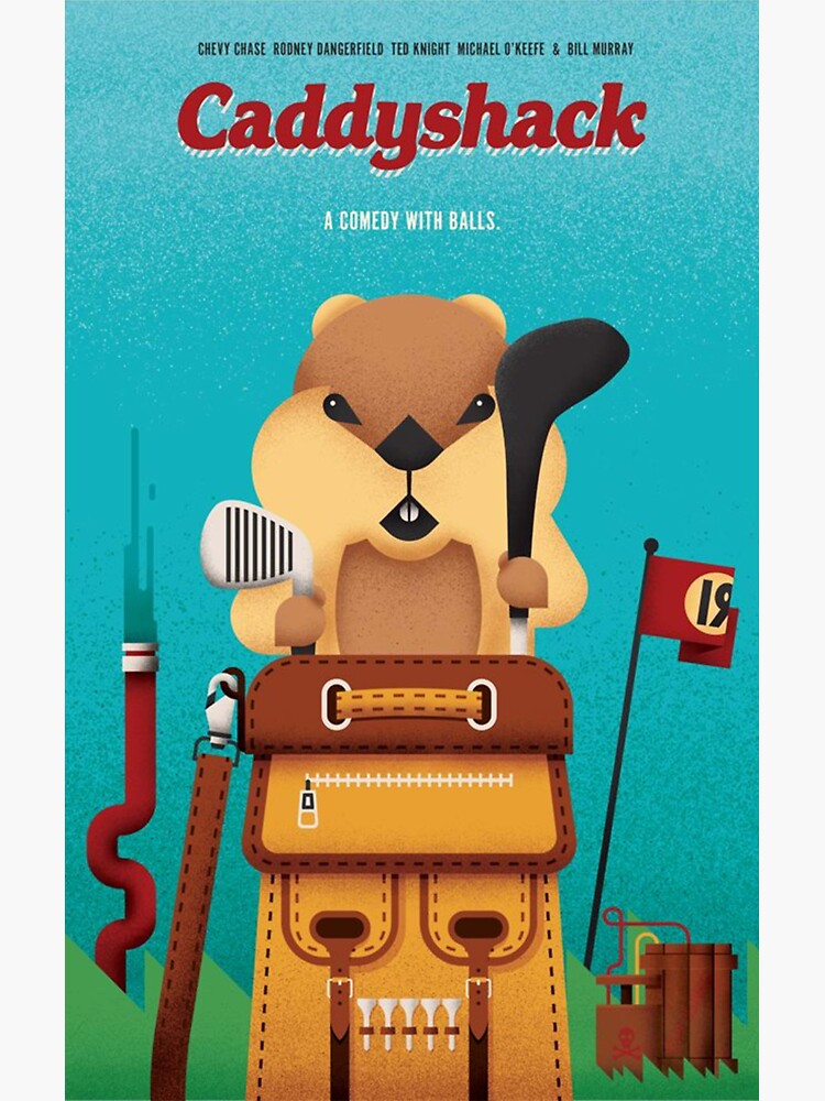 "Caddyshack (1980)" Sticker by broderjames Redbubble