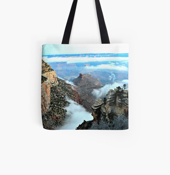 Otherworldly Grand Canyon Sunrise In Arizona All Over Print Tote Bag