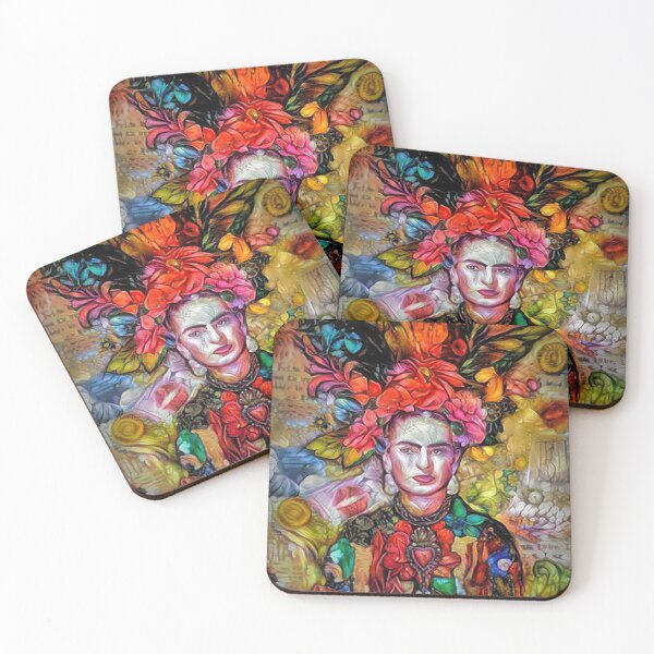 Item preview, frida flower abstract designed and sold by ThomasSmithp.
