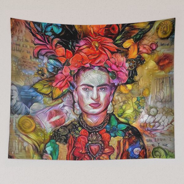 Item preview, frida flower abstract designed and sold by ThomasSmithp.