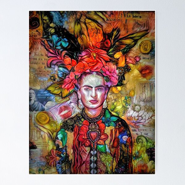 Aperçu de l'œuvre frida fleur résumé créée et vendue par ThomasSmithp.