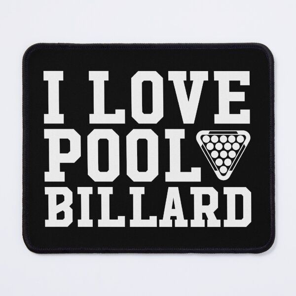 Item preview, I Love Pool Billiard Athlete Player Gift Idea designed and sold by haselshirt.