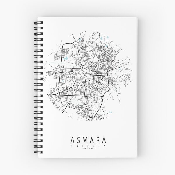 Item preview, Asmara City Map Eritrea - Circle designed and sold by deMAP.
