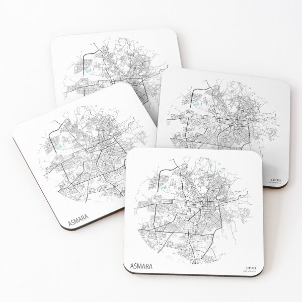 Item preview, Asmara City Map Eritrea - Circle designed and sold by deMAP.