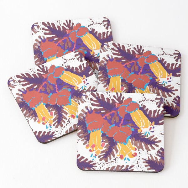 Item preview, Elegant Art Nouveau stencil print Flower Pattern by E.A. Seguy 22 designed and sold by The Happy Plot.