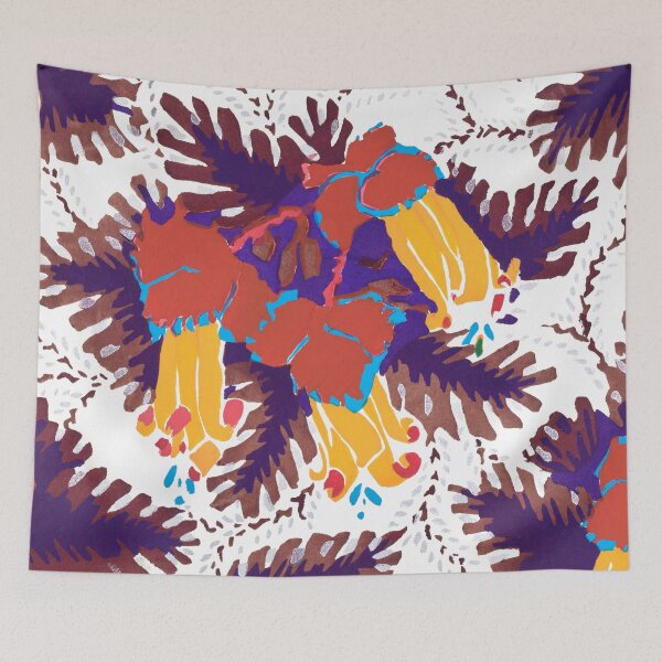 Item preview, Elegant Art Nouveau stencil print Flower Pattern by E.A. Seguy 22 designed and sold by The Happy Plot.