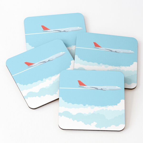 Item preview, A Passenger Plane Flying Above The Clouds designed and sold by BojerShop.