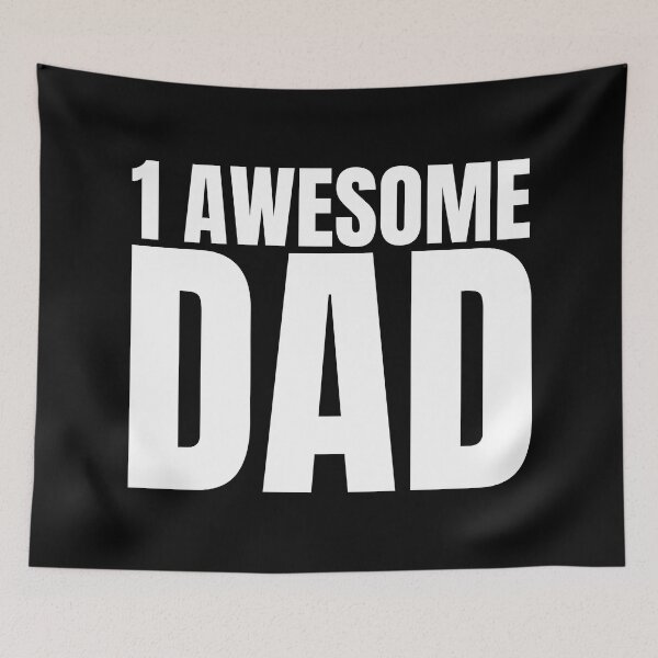 Item preview, 1 Awesome Dad. Funny Dad Life Quote. designed and sold by That Cheeky Tee.