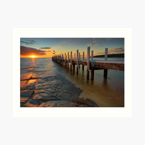 Safety Beach Sunset Art Print