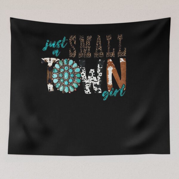 Item preview, JUST A SMALL TOWN GIRL WESTERN COWHIDE SOUTHERN VIBE designed and sold by sobriowslen.