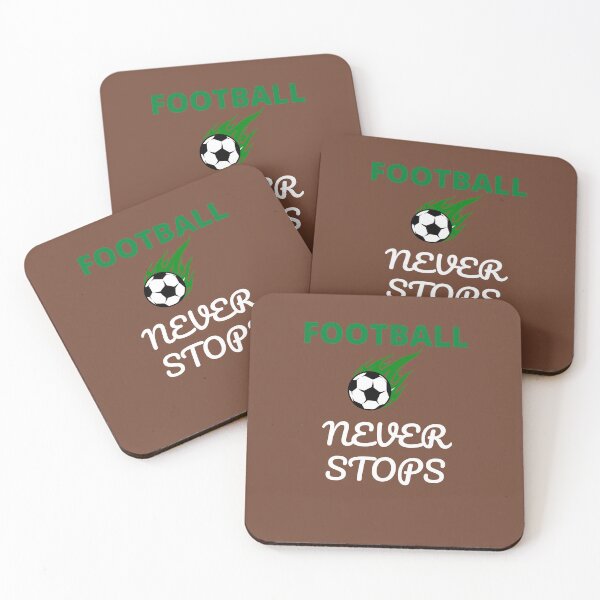 Item preview, FOOTBALL NEVER STOPS designed and sold by Andy1503.