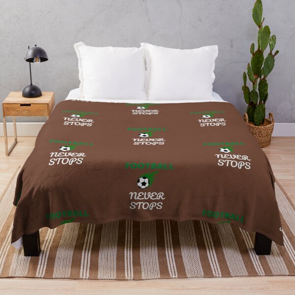 Item preview, FOOTBALL NEVER STOPS designed and sold by Andy1503.