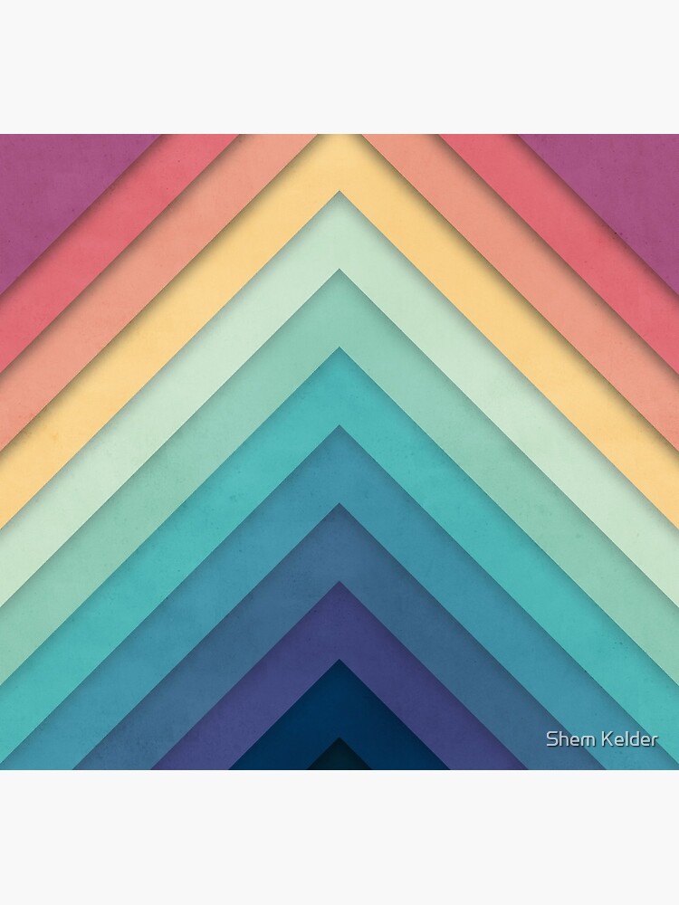 Retro Chevrons 002 by geekchic