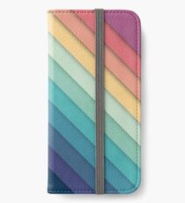 Retro Chevrons 002 iPhone Flip-Case/Hülle/Skin