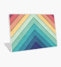 Retro Chevrons 002 Laptop Folie