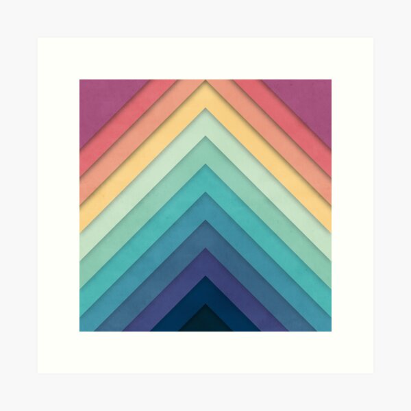 Item preview, Retro Chevrons 002 designed and sold by geekchic tees.