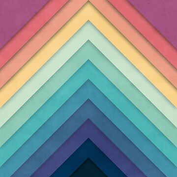 Artwork thumbnail, Retro Chevrons 002 by geekchic tees
