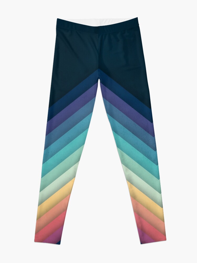 Alternate view of Retro Chevrons 002 Leggings