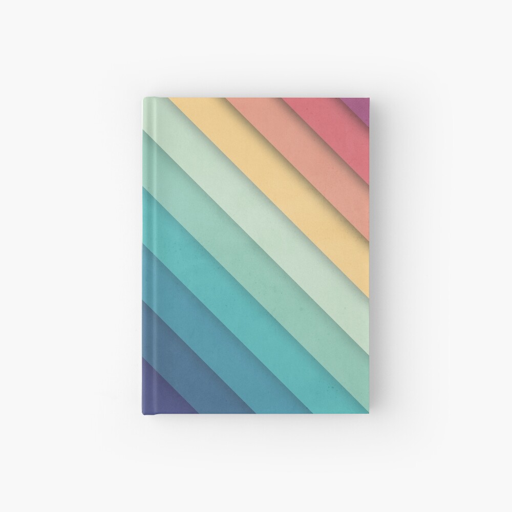 Retro Chevrons 002 Hardcover Journal