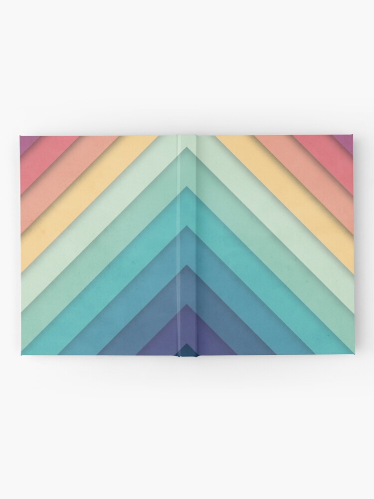 Alternate view of Retro Chevrons 002 Hardcover Journal