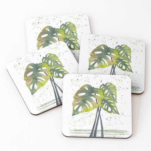 Item preview, monstera - queen of leaves  designed and sold by yaarahappyart.