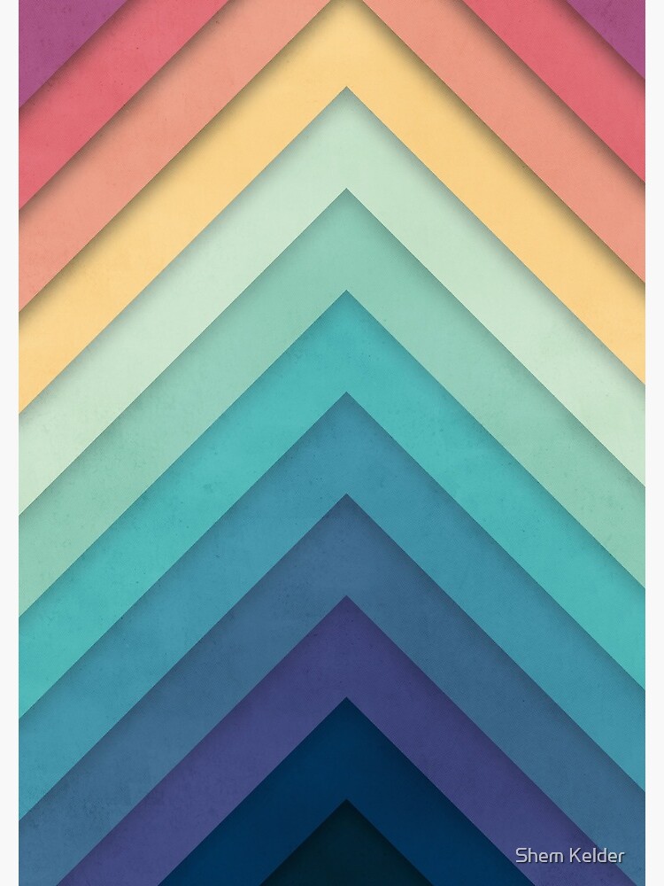 Retro Chevrons 002 by geekchic