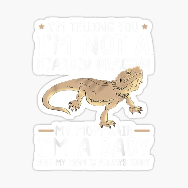 Merida the Bearded Dragon' Sticker