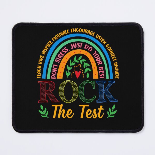 Item preview, Test Day Rock The Test Teacher Testing Day Rainbow Teacher designed and sold by moonligh1996.