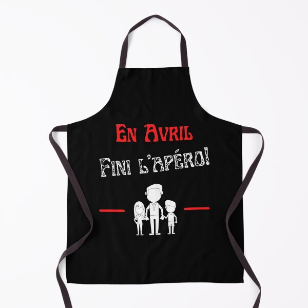 Item preview, In April, no more aperitif, future dad humor gift designed and sold by tets.