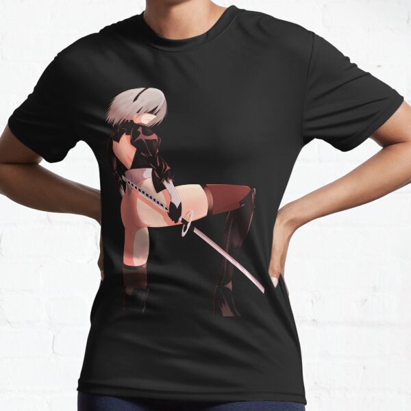 Nier Automata 2B Active T-Shirt